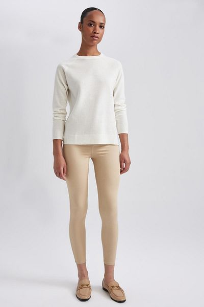 DeFacto Skinny-Fit-Jeggings mit hoher Taille und schmalem Bein – knöchellang A8564ax23au