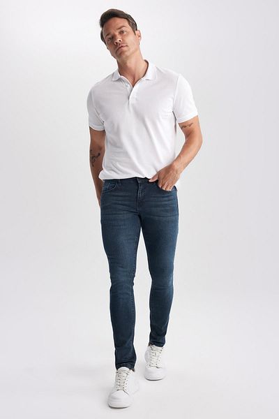 DeFacto Carlo Skinny Fit κανονική μέση στενό τζιν παντελόνι