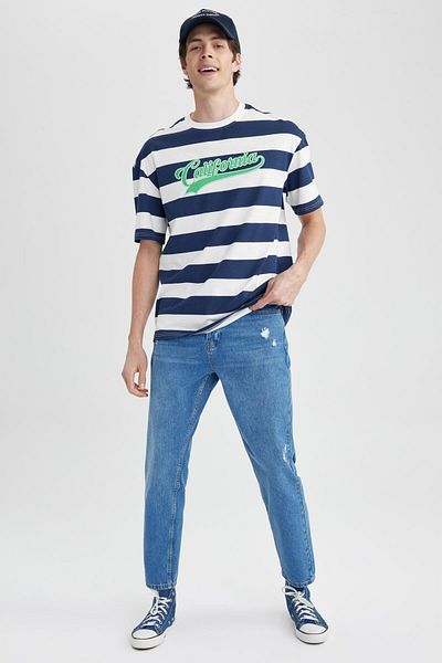 DeFacto Ψηλόμεσο 90s Narrow Leg - Ripped Jeans A3632ax23sm