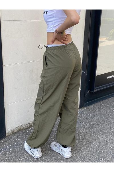 DEEFWEAR Παντελόνι Y2K Unisex Parachute Fabric