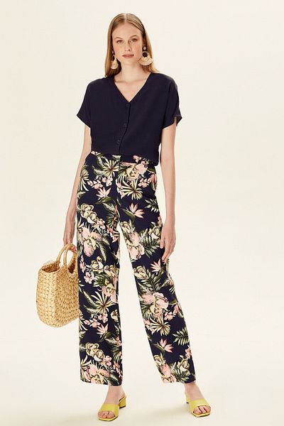 Naramaxx Relaxed Cut Floral Pants
