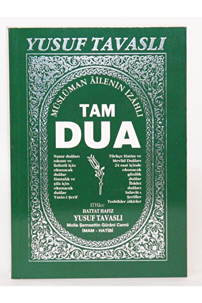 Tavaslı Yayınları Tam Dua Kitabı (mânâ Ve Anlamlarıyla)