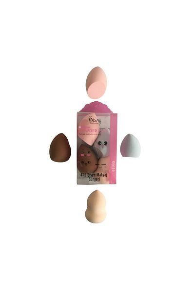 SİSA Cosmetics إسفنجة مكياج One May مكونة من 4 قطع