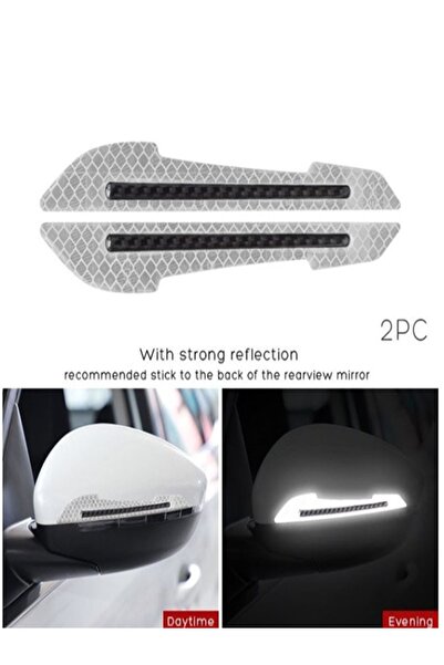 ÖZKAŞ 2 AYNA İÇİN REFLEKTÖRLÜ STİCKER IŞILDAK YAPIŞTIRMA OTO AKSESUAR