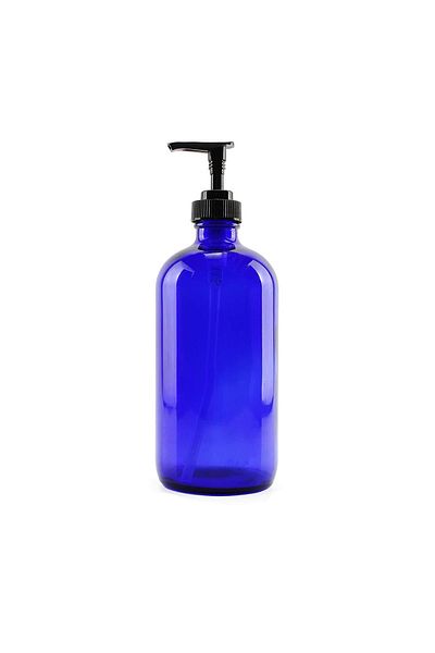 Miniminti Δοχείο υγρού σαπουνιού Blue Glass 500 Ml