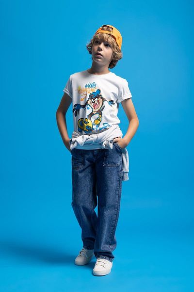 DeFacto Chlapecké tričko Looney Tunes Crew s krátkým rukávem A2428a823hs
