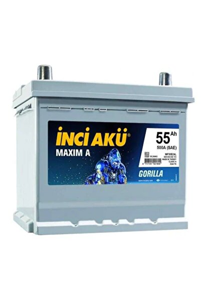 İnci 12V 55 Ah Dar Tip Akü