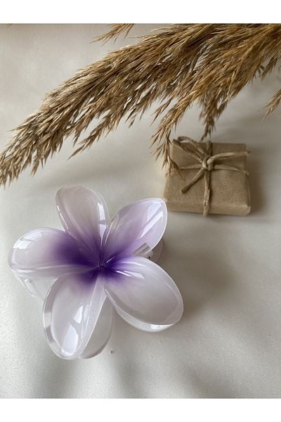 Jeros Accessories Cataramă cu flori de lotus Aloha violet