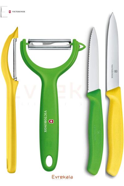 Victorinox Evrekala Shop Bıçak ve Soyacak Seti Victorinox Peeler and Knife Set