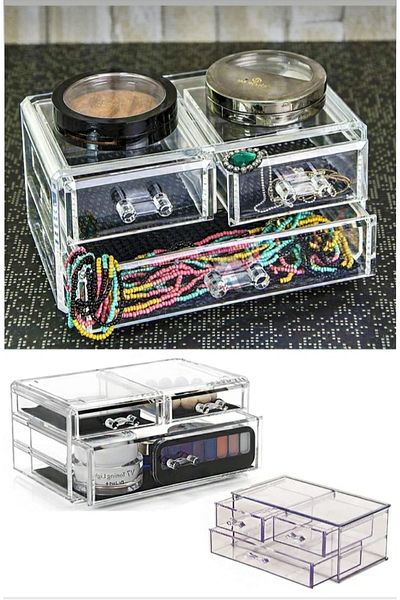 AHİR TİCARET 3 Συρτάρια Μακιγιάζ Organizer Μακιγιάζ Organizer