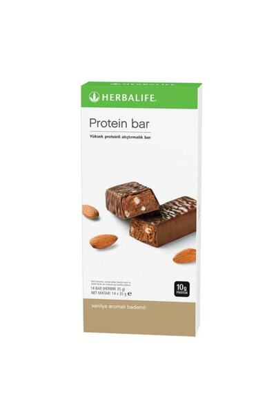 Herbalife Badem ve Vanilya aromalı protein bar (çikolata)