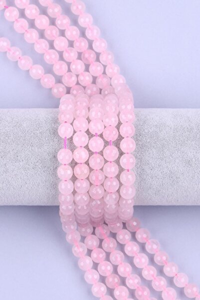 grs oyuncak Piatra naturala Cuarț roz 8mm Dizitas 1 bucată