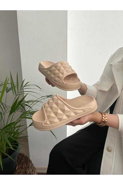 Behtah Kundura نعل تشريحي سميك وخفيف للغاية وناعم ومرن ومضاد للانزلاق على الشاطئ وحمام السباحة