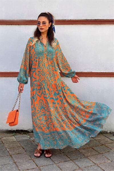 Ritnice Prive Kadın Hera Uzun Elbise