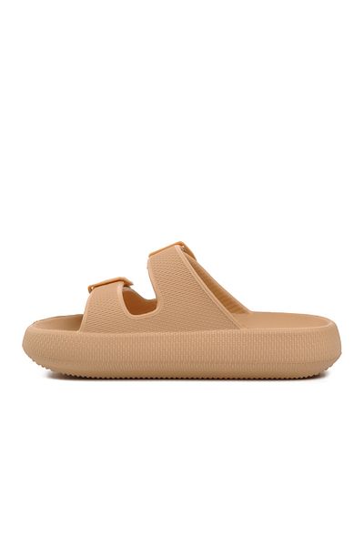 AYAKMOD 23Y001 Anna Caramel Double Banded Women's Slippers