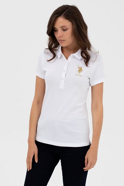 U.S. Polo Assn. TRIUC POLO SLIMFIT CU GÂT POLO SUA1567889 MTS GOLD ARMA