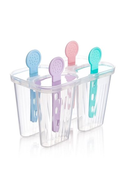 M Mimoza Park 4-Piece Juice & Ice Cream Mold with Sticks