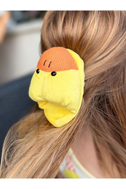 QUEEN AKSESUAR Moda de lux drăguț jucărie de pluș rață pui papuci de femeie c...