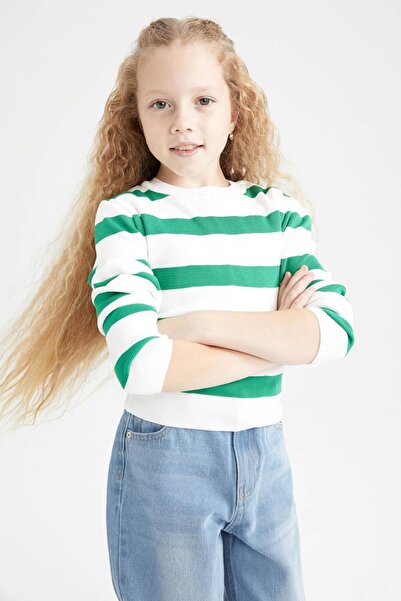 DeFacto Pulover Crop pentru Fată