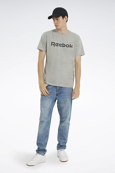 Reebok Ανδρικό κοντομάνικο T-shirt GS Linear Re Grey