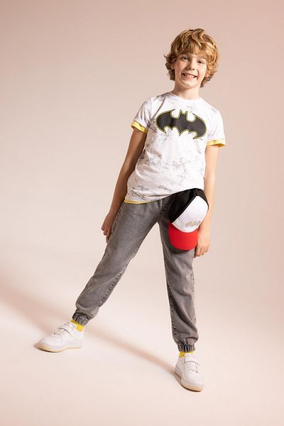 DeFacto Boy's Jogger Elastic Banded Jean Look Trousers
