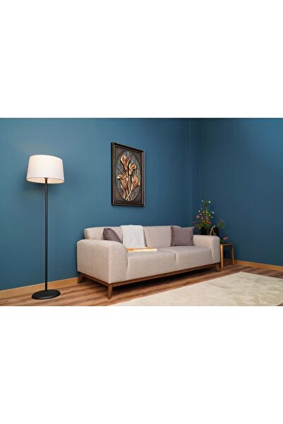 Kentin Aynası Wake Lale Temalı 3 Boyutlu Özel Tasarım Tablo 68x98cm