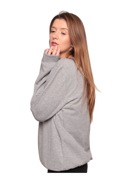 Simisso Γυναικείο φούτερ Crew Neck 0149 |   Γκρί