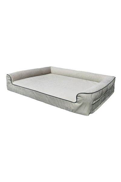 viscopet Premium Sofa Block with Mattress and Zipper Washable Dog Bed-S-Ten