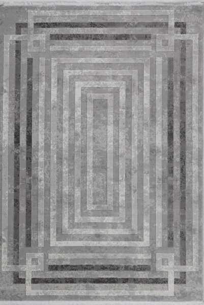 Almoss Aspendos Modern 4221a Gri-krem Akrilik Makina Halısı