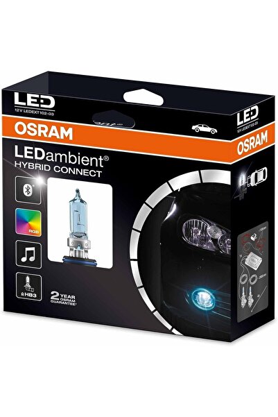 Osram HB3 9005 LEDambient Hybrid Connect Çok Renkli Far Ampul Seti (1 Takım -...