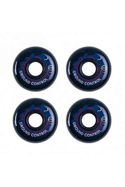Ground Control Turbulence Black 64mm/90A 4 Pieces Aggressive Roller Skate Wheel