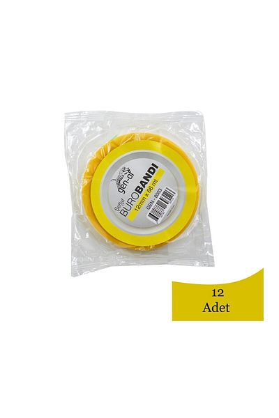 Gen-Of 12mmx66m Cellophones Tape 12 Pieces