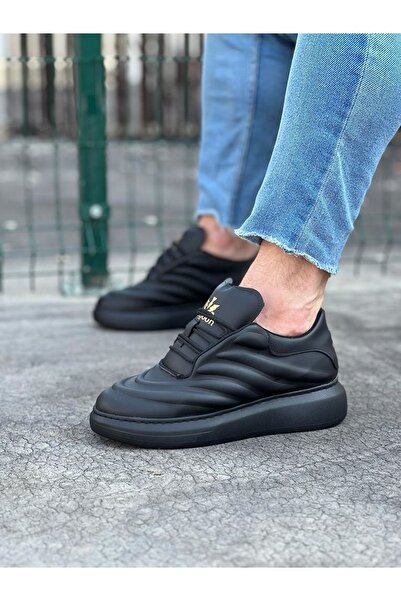 Wagoon Ανδρικά casual παπούτσια Wg094 Charcoal Skin