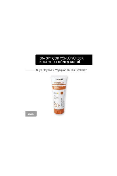 Dermokil High Protective Versatile Sun Cream - 50 SPF 75 ml x 2 Pieces