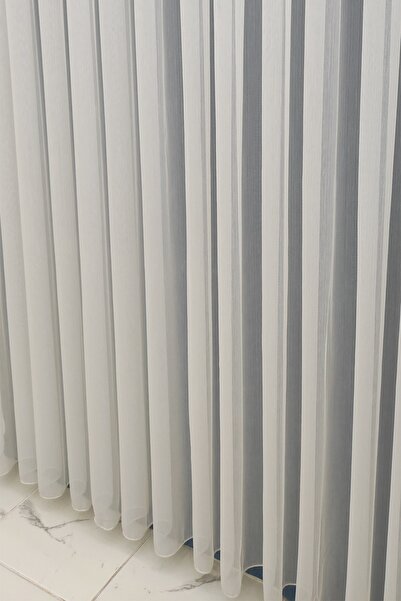 Tül Shop Simple Straight Skirt Weighted Vokko Floor No Ironing New Season 1x3 Closely Pleated Tulle Curtain