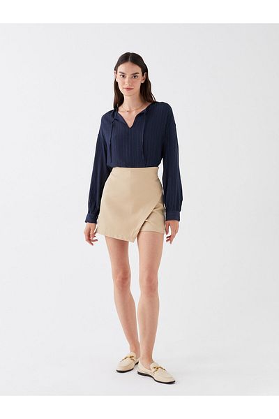 LC Waikiki Dámská Slim Fit Straight Shorts sukně