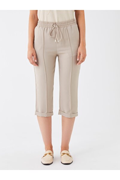 LC Waikiki Pohodlné dámské Capri střihu s elastickým pasem