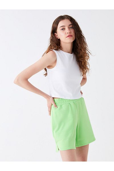 LC Waikiki Bequeme, vorgeformte Damen-Shorts mit elastischem Bund