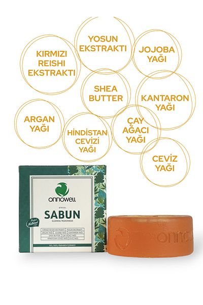ONNOWELL Herbal Soap - Reishi, Argan Oil