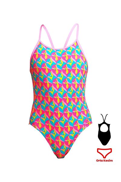 FUNKİTA Funkita DB Foxy Friends Girl's Training Swimsuit, Diamond Back