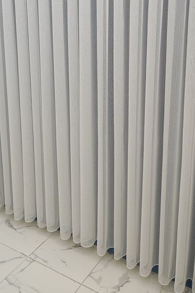 Briz Perde Işıltı Series New Season Quality Tough Fabric Does Not Like Iron 1x3 Closely Pleated Tulle Curtain