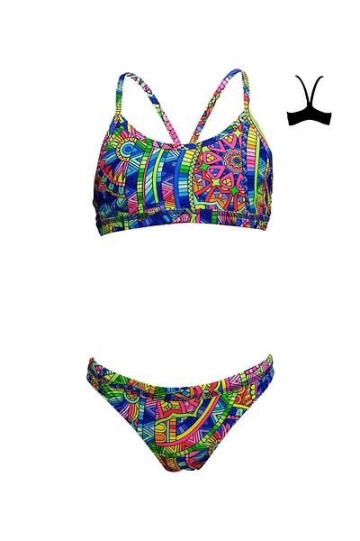FUNKİTA Funkita Spin The Bottle Bikini Set, Bottom, Top Set Girls Bikini
