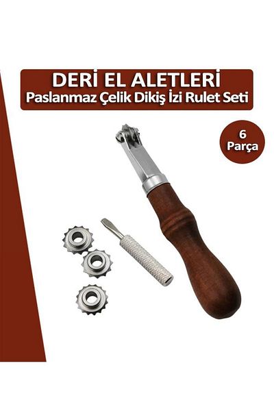Dopar Σετ τροχών αμερικανικής ρουλέτας με δερμάτινη σημαδούρα