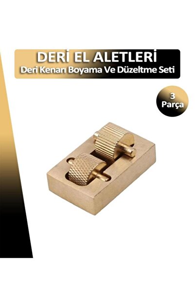 Dopar Комплект для фарбування та ремонту шкіряних країв, 2 шт., нержавіюча сталь
