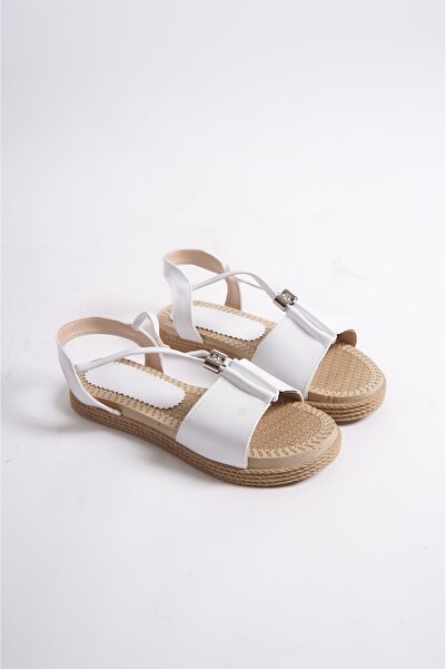 Moda Değirmeni White Women's Sandals BG1010-123-0005
