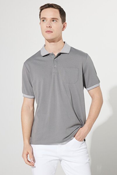 AC&Co / Altınyıldız Classics Pánské nezatahovací bavlněné tričko Comfort Fit ...