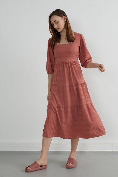 PAULMARK Relaxed Midi Dress