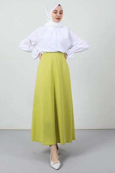 giz astore Φούστα Flared Oil Green