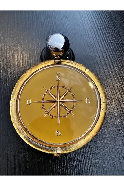 ERAS Etiketçilere özel sarı pusula yuvarlak resimlik