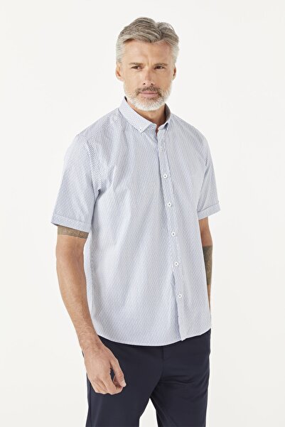 PAULMARK Κοντομάνικο πουκάμισο με σχέδια